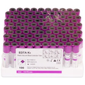 100 Tubes de prélèvement EDTA