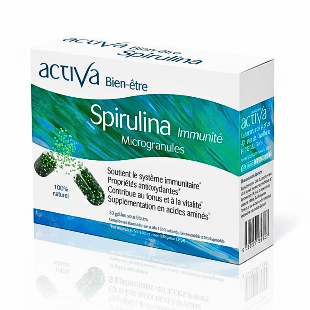 ACTIVA – Spirulina – 30 Gélules
