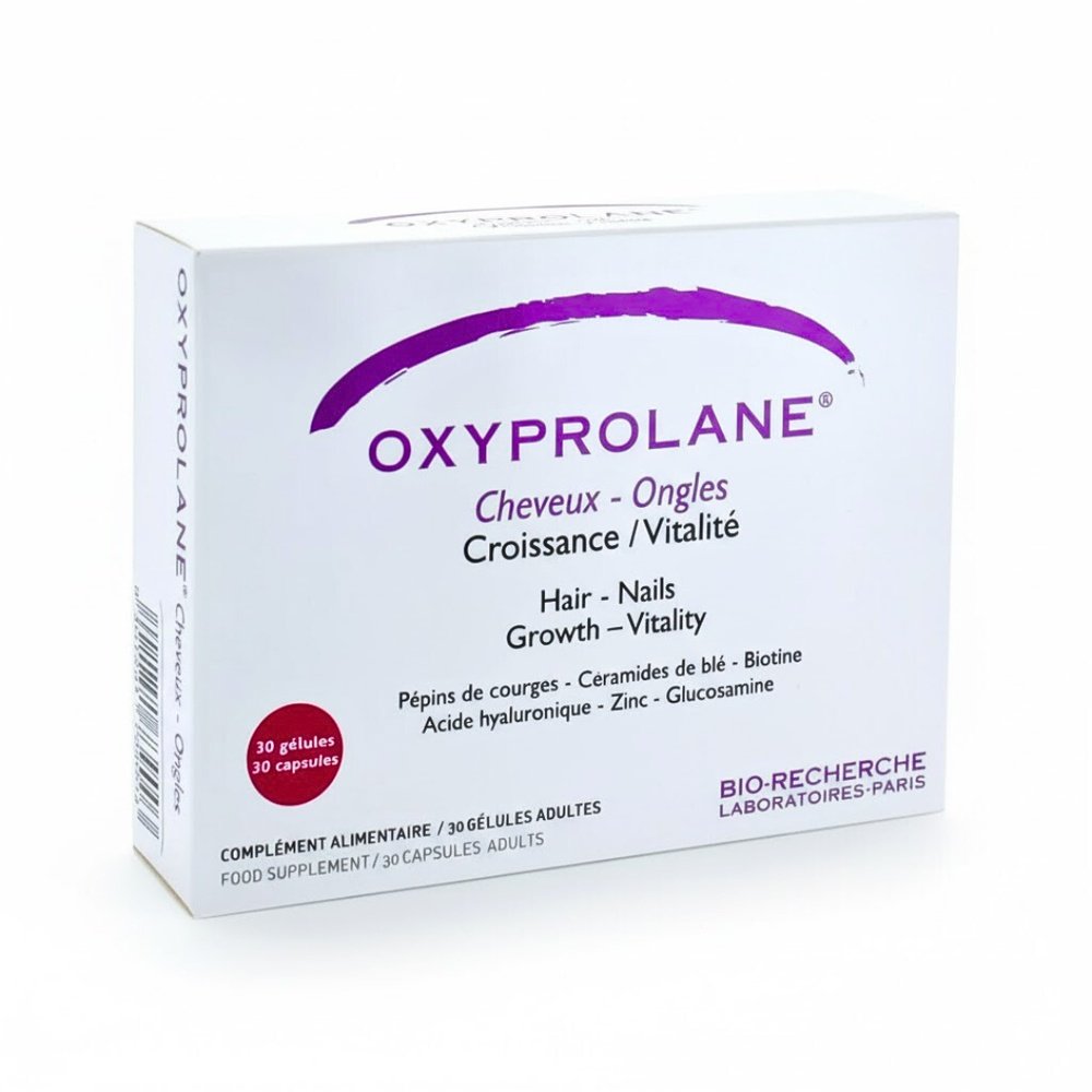 BIO-RECHERCHE – Oxyprolane Cheveux Et Ongles – 30 Gélules