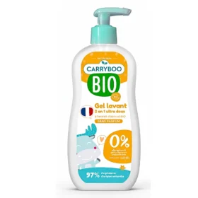 CARRYBOO – Gel Lavant 2en1 Ultra Doux Abricot – 500ml