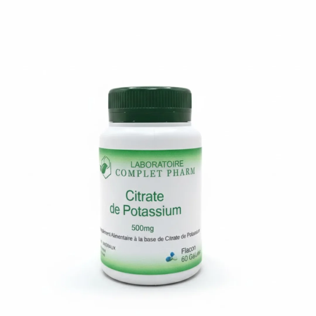 COMPLET PHARM LAB – Citrate De Potassium 500mg 60 Gelules