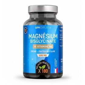 GPH DIFFUSION – Magnesium Bisglycinate – 180 Gélules