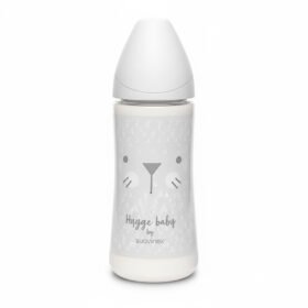 SUAVINEX – Biberon Avec Tetine Ronde Debit Rapide +4m GY L2 – 360ml