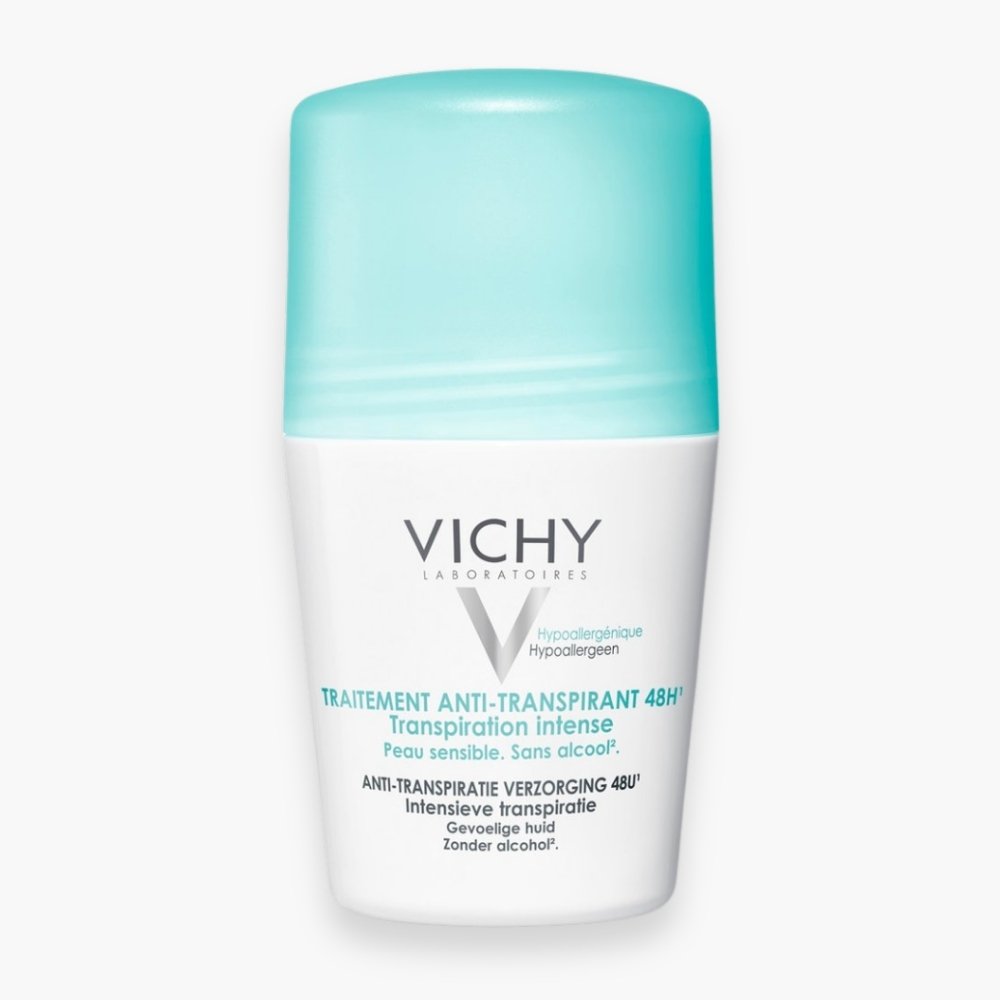 VICHY – Déodorant Roll-On Traitement Anti-Transpirant Intense 48h – 50ml