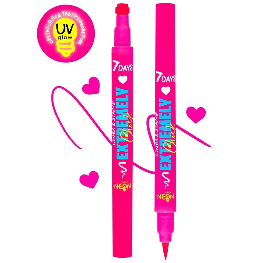 UV GLOW EYELINER&STAMP 01 ROSE HEART