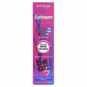 ACTIVLAB – Collagen Beauty Collagène Marin Goût Fraise Et Rhubarbe – 20 Comprimés
