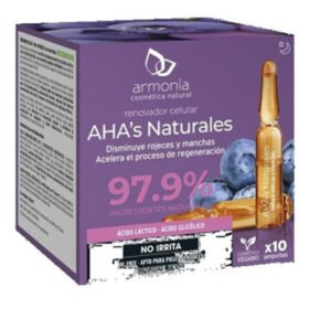 ARMONIA – Rénovateur Cellulaire Aha&rsquo;s Naturels Diminue Rougeurs Et Taches Ampoules – 10x – 2ml