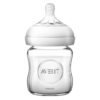 AVENT – Biberon Natural En Verre 0mois+ Débit Très Lent – 120ml Scf051/17 – 1u