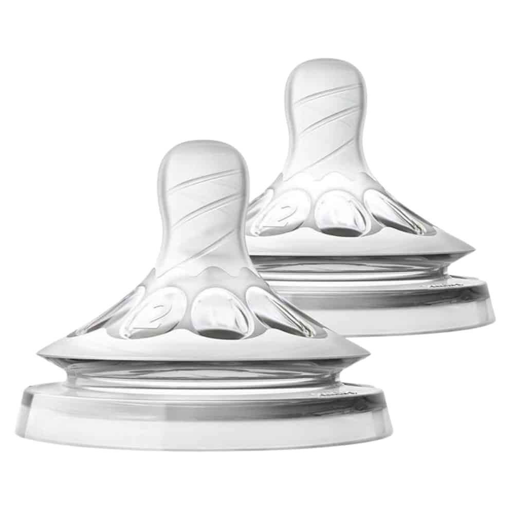 AVENT – Tétine Natural 1mois+ Débit Lent – Scf042/27 – 2u