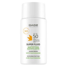 BABÉ – Super Fluide Solaire Matifiant SPF50 – 50ml