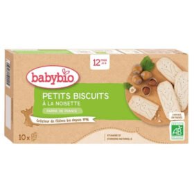 BABYBIO – Petits Biscuits À La Noisette 12mois+ Bio – 10x – 16g