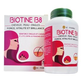 BC-PHARMA – Biotine B8 Cheveux, Peau Et Ongles Fortifiante – 40 Gélules