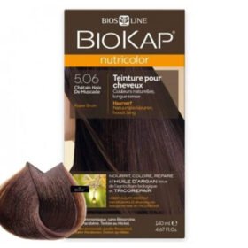 BIOKAP – Nutricolor Coloration Naturelle Cheveux – 140ml – 5.06 – Châtain Noix De Muscade