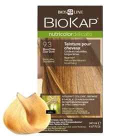BIOKAP – Nutricolor Delicato Coloration Naturelle Cheveux Délicats – 140ml – 9.3 – Blond Très Clair Doré