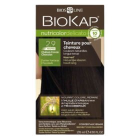 BIOKAP – Nutricolor Delicato Rapid Coloration Naturelle Expresse Cheveux Délicats – 140ml – 2.90 – Châtain Foncé Chocolat