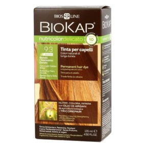 BIOKAP – Nutricolor Delicato Rapid Coloration Naturelle Expresse Cheveux Délicats – 140ml – 9.30 – Blond Très Clair Doré