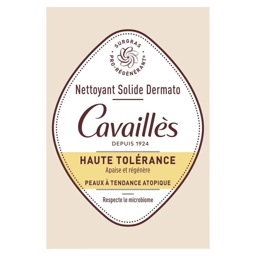 CAVAILLÈS – Haute Tolérance Nettoyant Solide Dermato – 100g