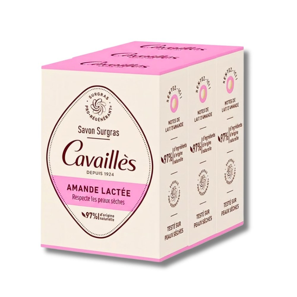 CAVAILLÈS – Trio Savon Amande Lactee 200g