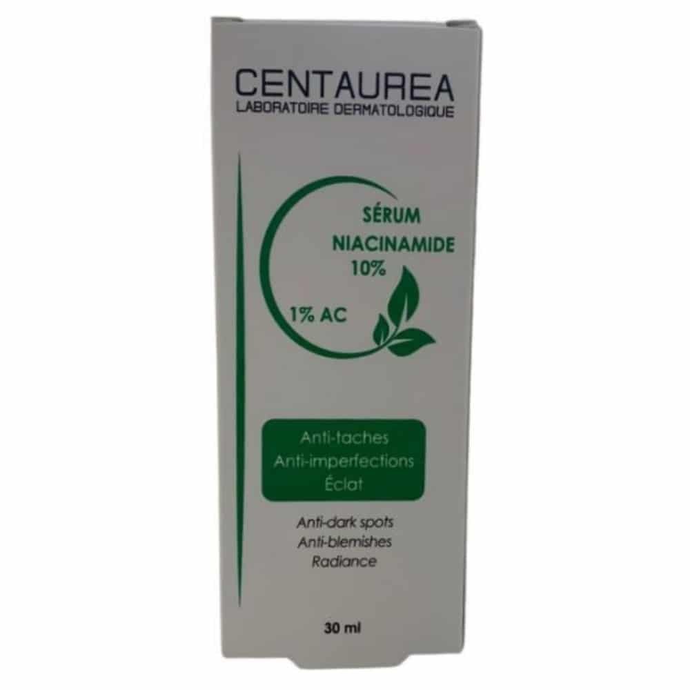 CENTAUREA – Sérum Niacinamide 10% 1% Ac Anti-taches, Anti-imperfections Et Eclat – 30ml