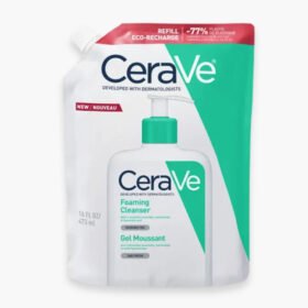 CERAVE – Gel Moussant Nettoyant Peau Normale à Grasse Eco-Recharge – 473ml