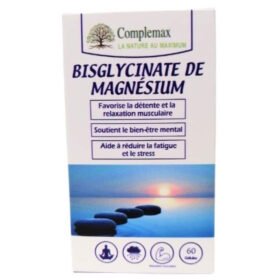 COMPLEMAX – Bisglycinate De Magnésium Détente Et Relaxation Musculaire – 60 Gélules