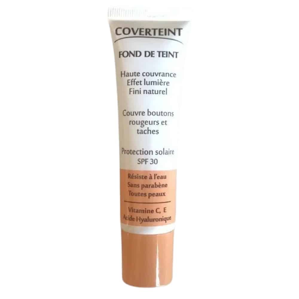 COVERTEINT – Fond De Teint Haute Couvrance SPF30 – N10 Blanc Rose – 30ml
