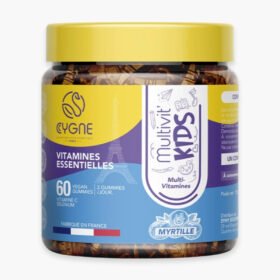 CYGNELAB – Multivit Kids Multi-vitamines Essentielles Myrtilles – 60 Gummies
