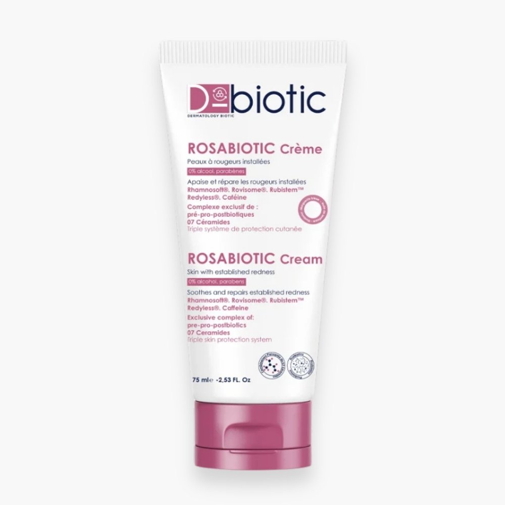 D-BIOTIC – Rosabiotic Crème Apaisante Réparatrice Anti-Rougeurs – 75ml