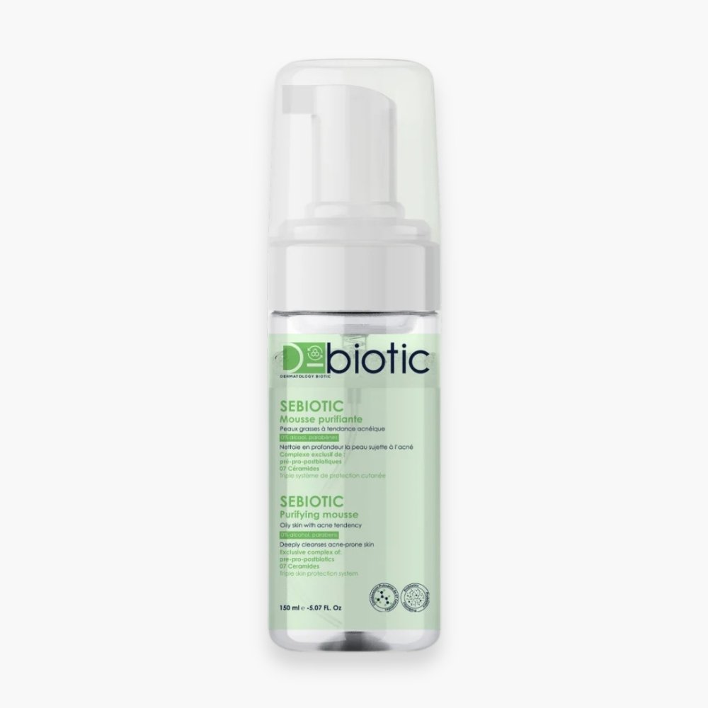 D-BIOTIC – Sebiotic Mousse Purifiante Nettoyante – 150ml