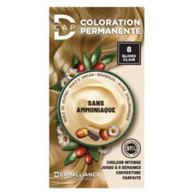 DERMALLIANCE – D-cap Coloration Cheveux Permanente – N° 8 Blond Clair
