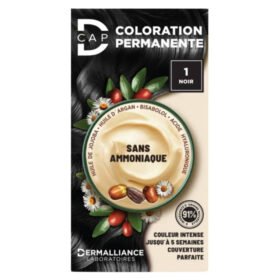 DERMALLIANCE – D-cap Coloration Cheveux Permanente – N°1 Noir