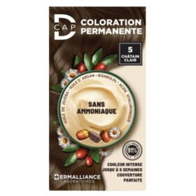 DERMALLIANCE – D-cap Coloration Cheveux Permanente – N°5 Chatain Clair