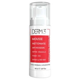 DERMOZ – Mousse Nettoyante Anti-rougeurs Démaquillante – 150ml