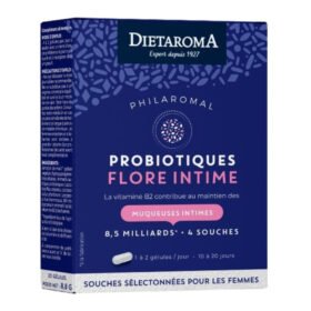 DIETAROMA – PHILAROMAL Microbiotiques Flore Intime Muqueuses Intimes – 10 Gélules