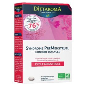 DIETAROMA – Syndrome Prémensutruel Confort Du Cycle Menstruel Bio – 30 Comprimés