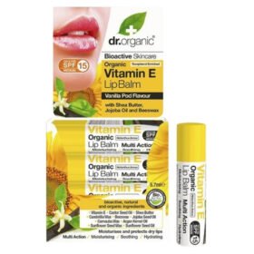 DR ORGANIC – Baume À Lèvres Vitamine E Bio – 5, – 7ml