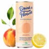 DRINK A FLOWER – Limonade Hydrate Pèche Et Citron Bio – 250ml