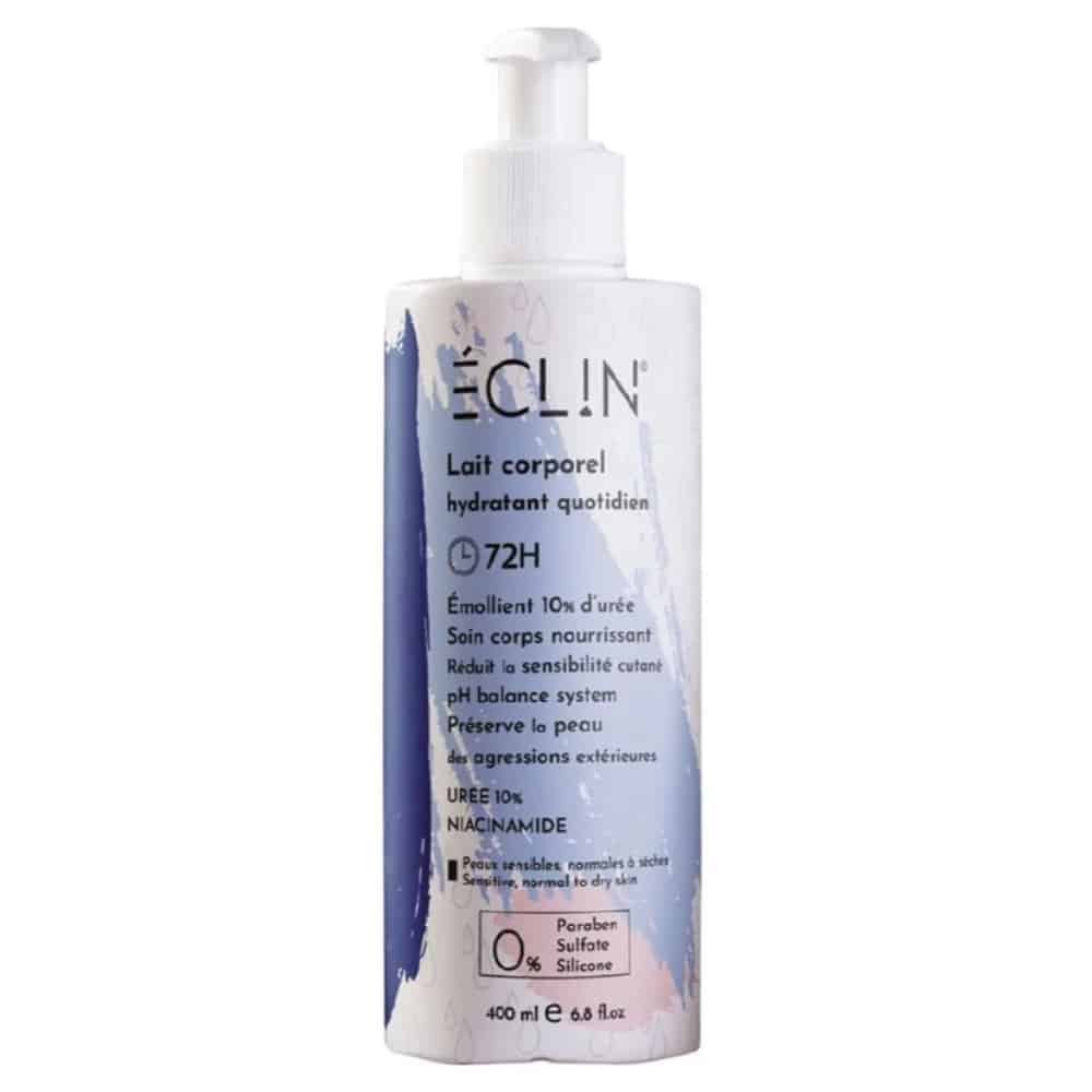 ÉCLIN – Lait Corporel Hydratant Quotidien 72h – 400ml