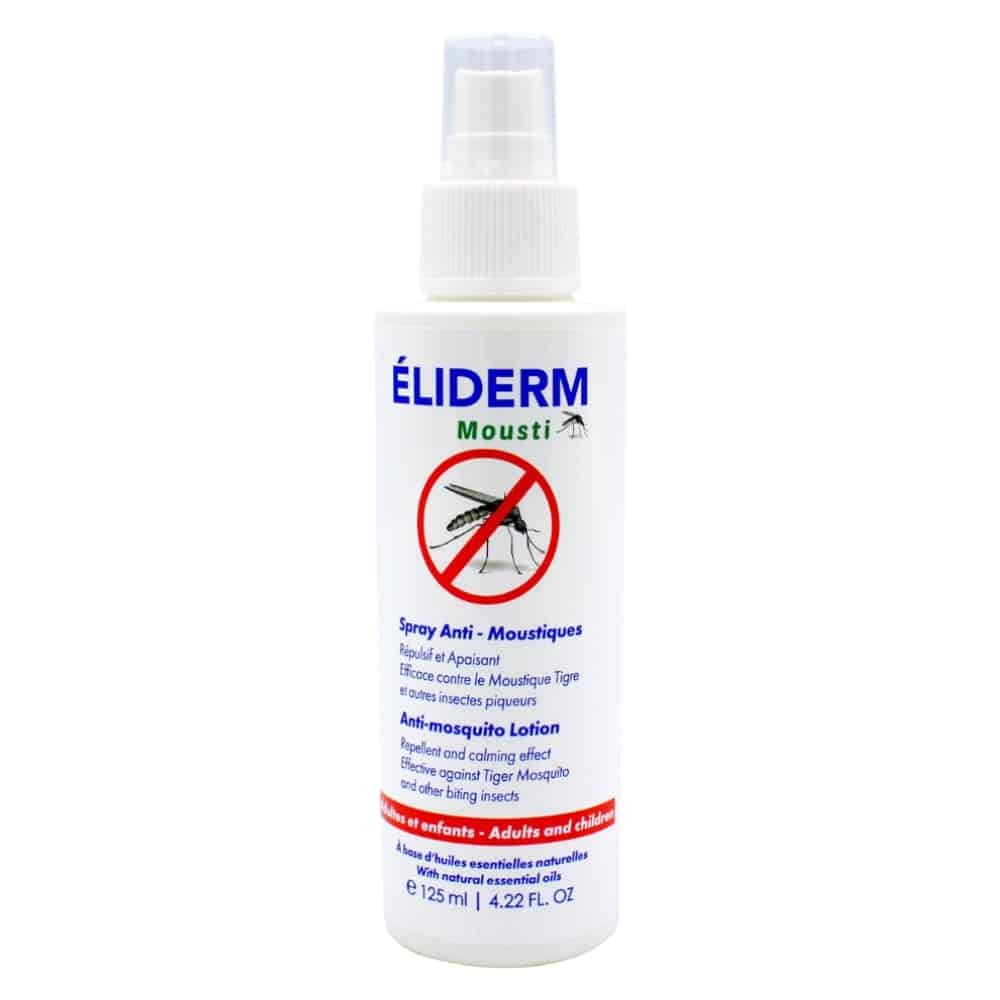 ÉLIDERM – Mousti Spray Anti-moustiques Répulsif Et Apaisant – 125ml