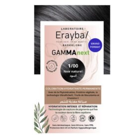 ERAYBA – Gammanext Coloration Cheveux Hydrante Permanente – 1.00 – Noir Naturel