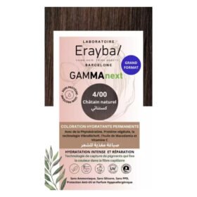 ERAYBA – Gammanext Coloration Cheveux Hydrante Permanente – 4.00 – Châtain Naturel