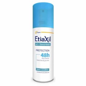 ETIAXIL – Anti-transpirant Spray Déodorant Protection Anti-traces Blanches Et Jaunes Peau Sensible 48h – 100ml