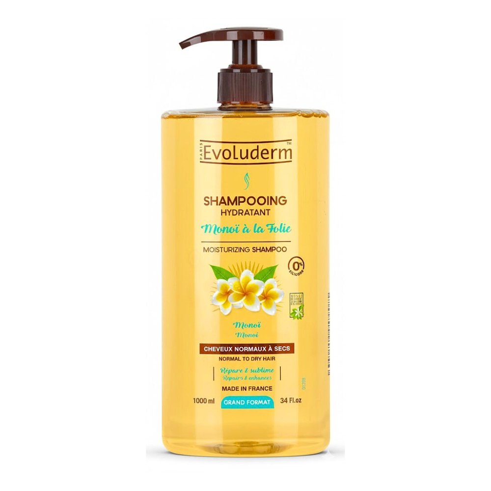EVOLUDERM – Shampoing Monoi A La Folie 1L