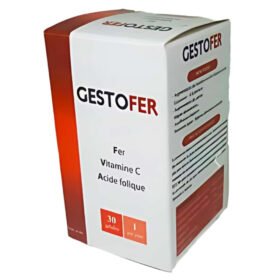 GESTOFER – Fer, Vitamine C Et Acide Folique – 30 Gélules