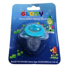 GLORY – Sucette PHYSIO 2ème Âge Couvercle 6mois+ – 1u