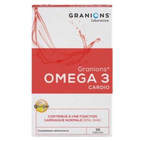 GRANIONS – Omega 3 Cardio Fonction Cardiaque – 30 Gélules