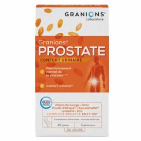 GRANIONS – Prostate Confort Urinaire – 40 Gélules