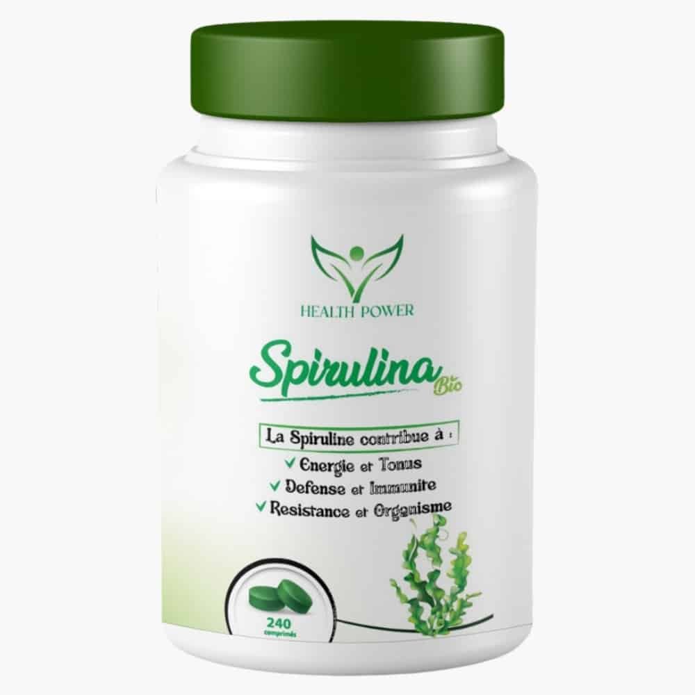 HEALTH POWER – Spiruline Bio – 240 Comprimés