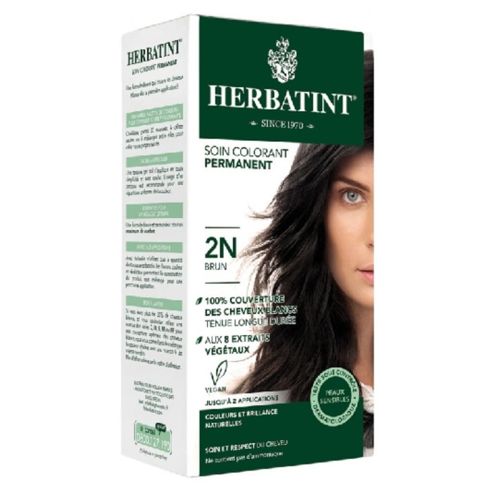 HERBATINT – Coloration Cheveux Permanente – 150ml – 2n – Brun
