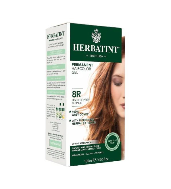 HERBATINT – Coloration Cheveux Permanente – 150ml – 8r – Blond Clair Cuivré